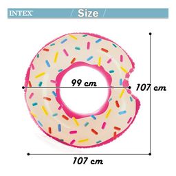 Intex Donut shaped Inflatable Swimming Tubes - Multicolour image 3