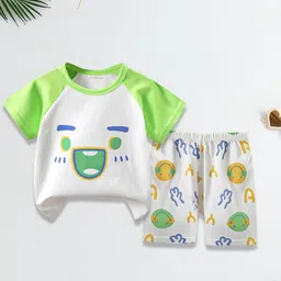 FOREVER FRIDAY Boy Printed T-shirt with Shorts Clothing Sets-image-57