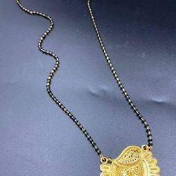 Psight Gold-Plated Artificial Beaded Mangalsutra-image-75