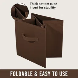 Kuber Industries Brown Set of 2 Regular Multi-Utility Organisers image 5