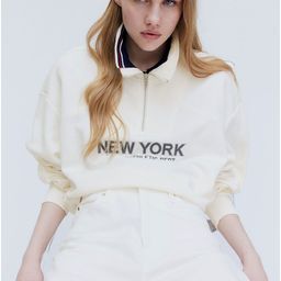 H&M Motif-Detail Zip-Top Sweatshirt-picture-16