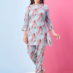 Aarika Printed Tunic with Trousers-1