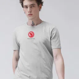 Enciger Men Printed Applique T-shirt-image-7