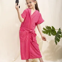 LacyLook Pure Cotton Bath Robe-image-13