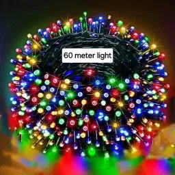 270 LEDs 60 m Multicolor Color Changing, Flickering, Steady Bulb Rice Lights-image-66