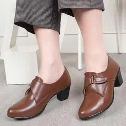 DressBerry Women Casual Block-Heeled Regular Boots-46