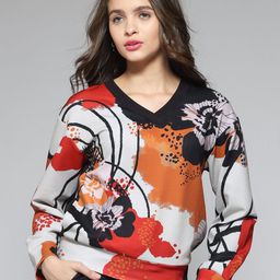 SHAYE Women Printed Sweatshirt-image-60