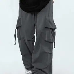 Maniac Men Loose Fit Mid-Rise Cargo Trouser-image-90