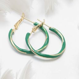 Maansh Contemporary Hoop Earrings-23