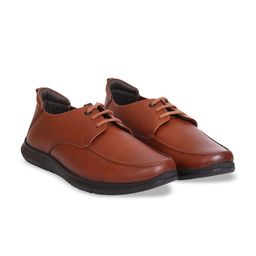 Fresco Italia Men Round Toe Lace Ups Derbys-image-8