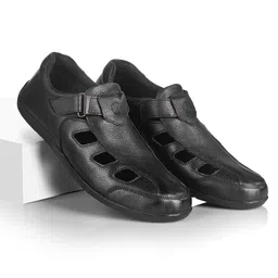 LA MARCA Men Perforations Leather Fashion-picture-26