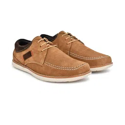 G L Trend Men Colourblocked Suede Boat Shoes-image-73