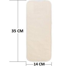 Kassy Pop 7 Layer Bamboo Insert Pad Pack Of 2 - White image 5