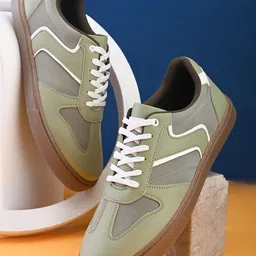 Styli Men Colourblocked Lace-Ups Sneakers-image-19