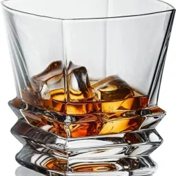 (Pack of 6) Italian Premium Whiskey Glasses Set | 300ML Old Fashioned Scotch Glass Glass Set Whisky Glass-image-79