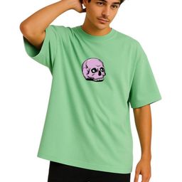 Billion Typography Printed Drop-Shoulder Sleeves Pure Cotton Oversized T-shirt-57