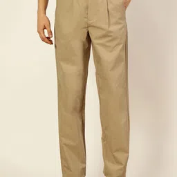 Thomas Scott Men Mid-Rise Smart Pleated Trousers-image-65