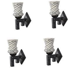 1ST TIME Black & White Solid Glass Traditional Cylinder Wall Lamps Wall Lamps-picture-27