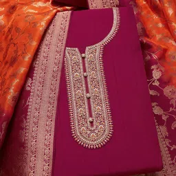 Soch Embroidered Unstitched Dress Material-image-85