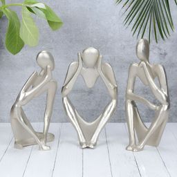Maison Modern Silver-Toned Figurine Showpiece-image-45