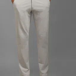 Louis Philippe Sport Men Solid Slim Fit Mid-Rise Flat-Front Regular Trousers-image-50