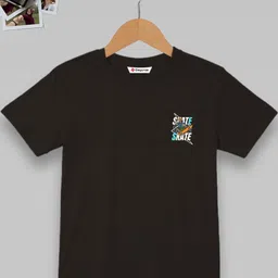 Dagcros Kids Brown Tshirts-image-100