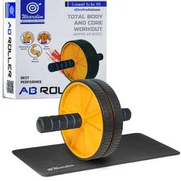 Wearslim Professional Double Wheel Ab Roller With Knee Mat-41