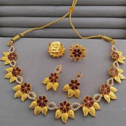niva fashion Women Maroon Necklace and Chains-39