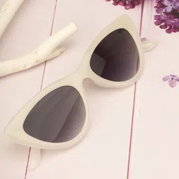 DressBerry Women Grey Gradient Lens Cateye Sunglasses-image-82