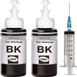 verena Refill Ink Compatible For 678,818,802,901,221 Cartridges 100 ML + Syringe + Black Ink Bottle-14