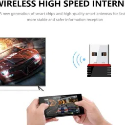 KYLOS USB WiFi Receiver Wireless Network Card Adapter WiFi Dongle for Desktop PC Laptop Support Windows 7/8/10/XP/Vista. USB Adapter image 5