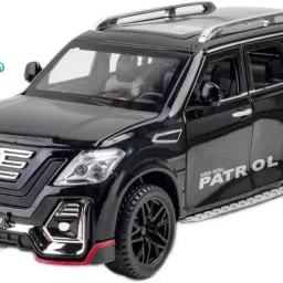 1/24 Big Nissan Petrol Toy Car Metal Pull Back Diecast Sound and Light-image-11