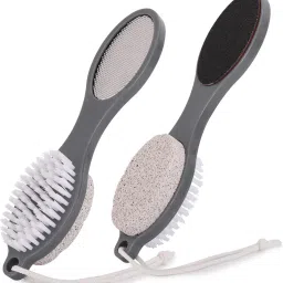 4 In 1 Foot Pedicure Brush, Pumice Stone, Scrubber & File For Soft Care-image-30