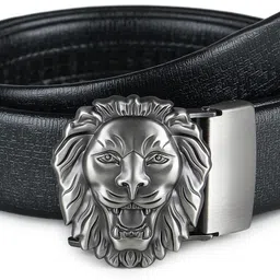 zoro Men Black Texas Leatherite Belt-picture-33