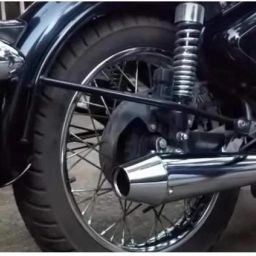 supremechoice Reversecone / Reverse Cone Glasswool Exhaust silencer Royal Enfield Continental GT Full Exhaust System image 3