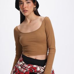 glitchez Dune Queen Self-Striped Fitted Top-picture-11