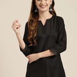 HERE&NOW Thread Work Kurti-56