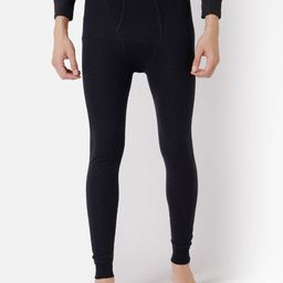 BODYCARE INSIDER Men Solid Fleece Thermal Set-image-30