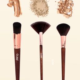 GUBB Set Of 3 Spotlight Makeup Foundation & Powder Brushes-45