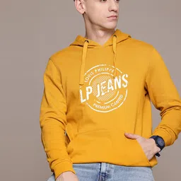 Louis Philippe Jeans Printed Hooded Sweatshirt-picture-11