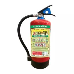 Defence Agni 2 Kg Fire Extinguisher Clean Agent HFC236FA/HFC227EA Squeeze Grip Mild Steel Body Red-image-15