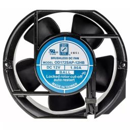 RS PRO Axial Fan 12 V DC 390.8 m³/h 5 W 1.9A Max 172x51 mm, 6246577-18