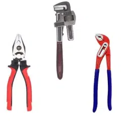 Hillgrove Universal Multi-Function Pipe Wrench, 203.2 mm (8 Inch) Plier Combo, HGCM293M1-41