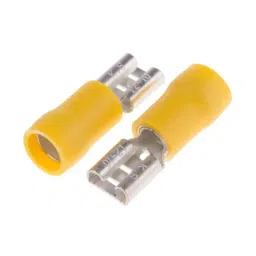 RS PRO Yellow Insulated Female Spade Connector, , 6.35 x 0.8 mm Tab Size, 4 mm² to 6 mm², 1251948-image-24