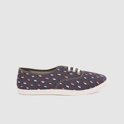 Kook N Keech Women Purple & Yellow Printed Sneakers-image-38