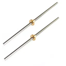 Invento ISC 1667-1 600x2x8mm Square Thread Trapezoidal Lead Screw for 3D Printer, CNC, Robotics, DIY Projects etc-30