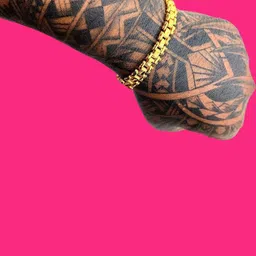 Dynamic Retail Global Men Gold-Plated Link Bracelet-image-37