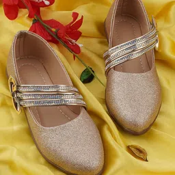 LMG Lifestyle Girls Embellished Mules Flats-30