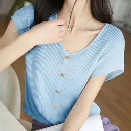 StyleCast Women V-Neck T-shirt-picture-0