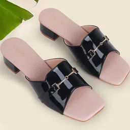 CORSICA Block Sandals with Buckles-38